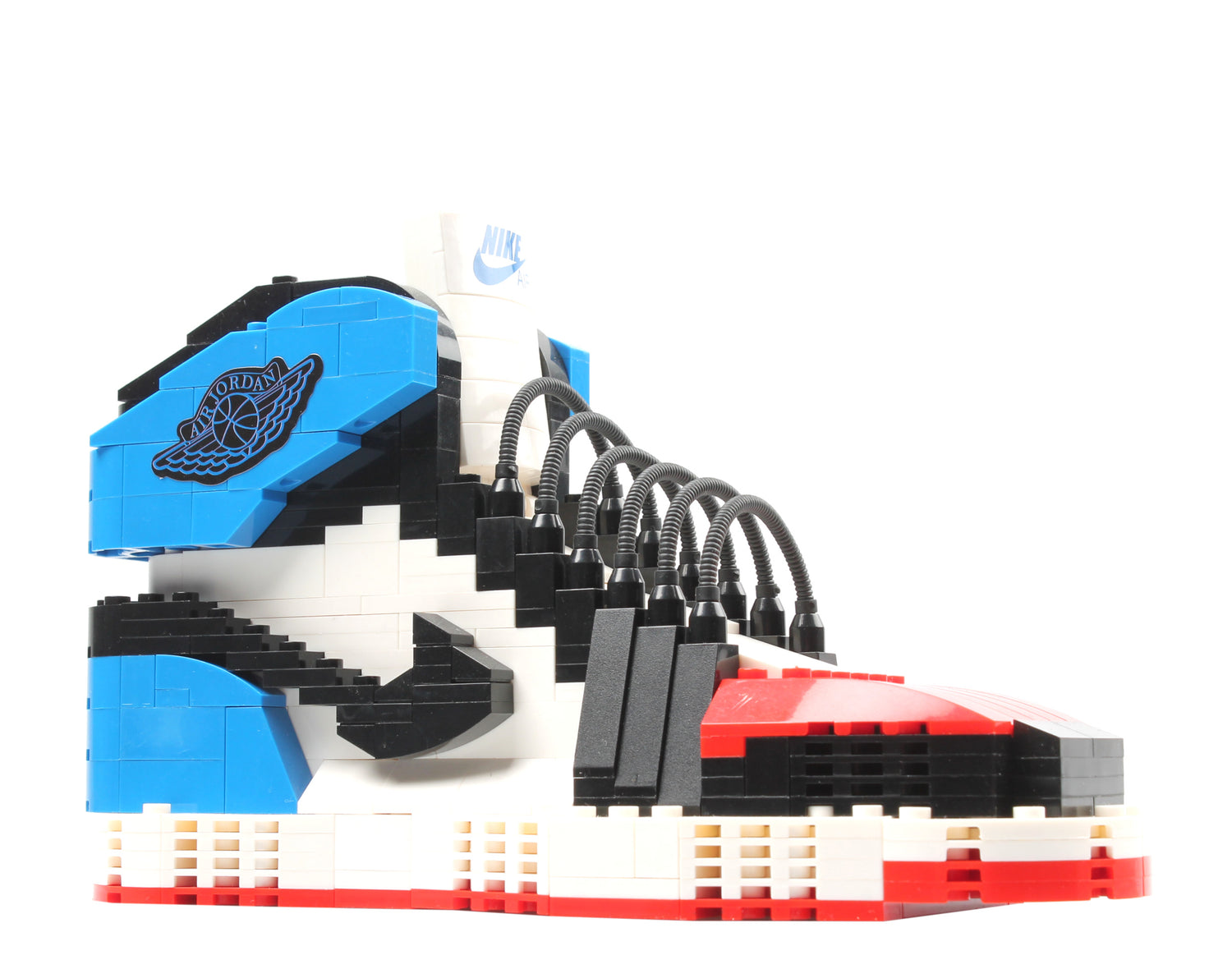 KM 3D AJ1 Top 3 SneakerLego Set - Unassembled
