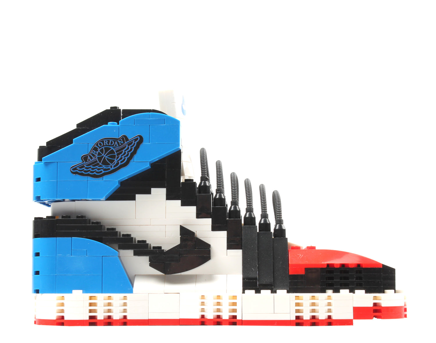 KM 3D AJ1 Top 3 SneakerLego Set - Unassembled