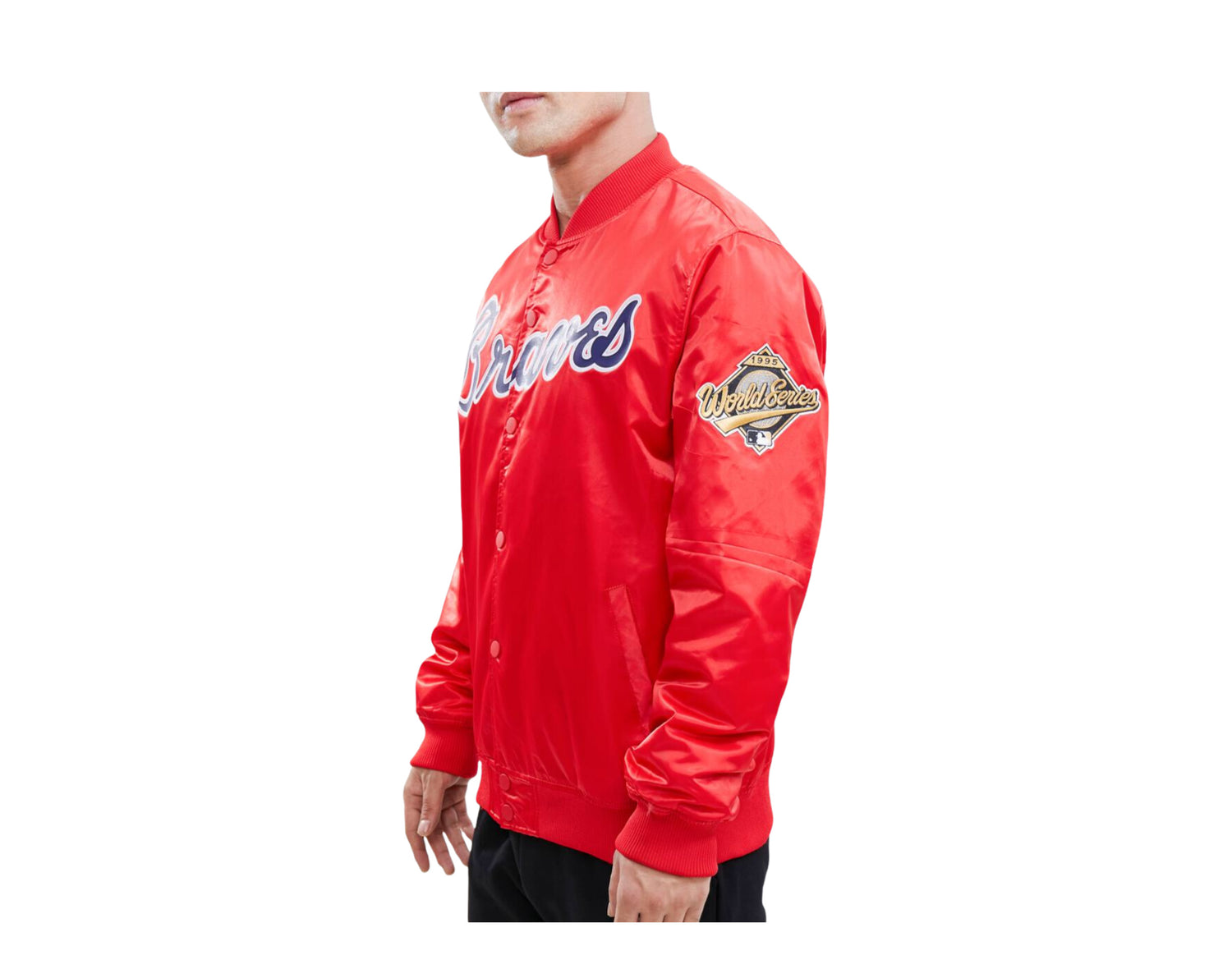 Pro Standard MLB Atlanta Braves Big Logo WS Satin Jacket