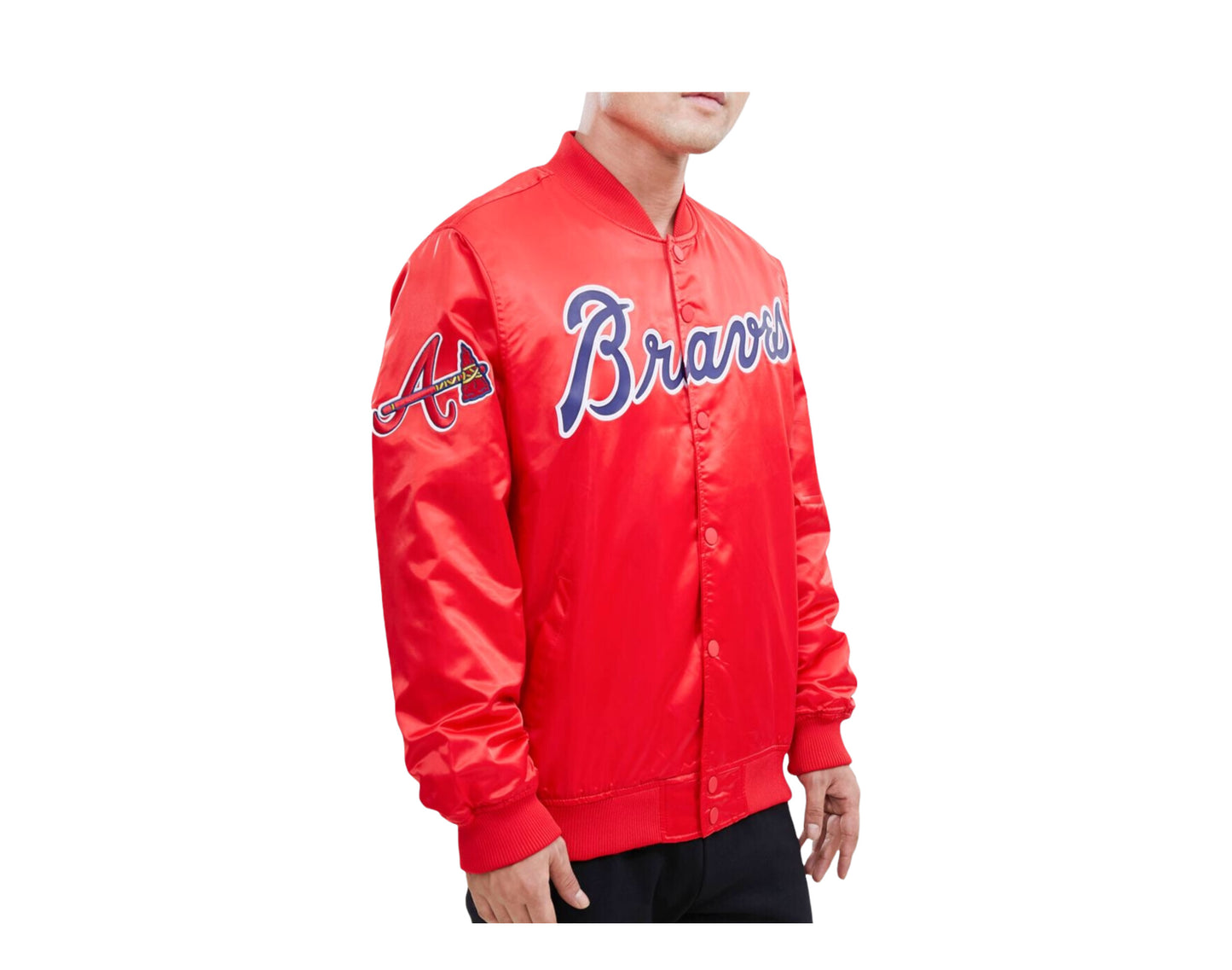 Pro Standard MLB Atlanta Braves Big Logo WS Satin Jacket