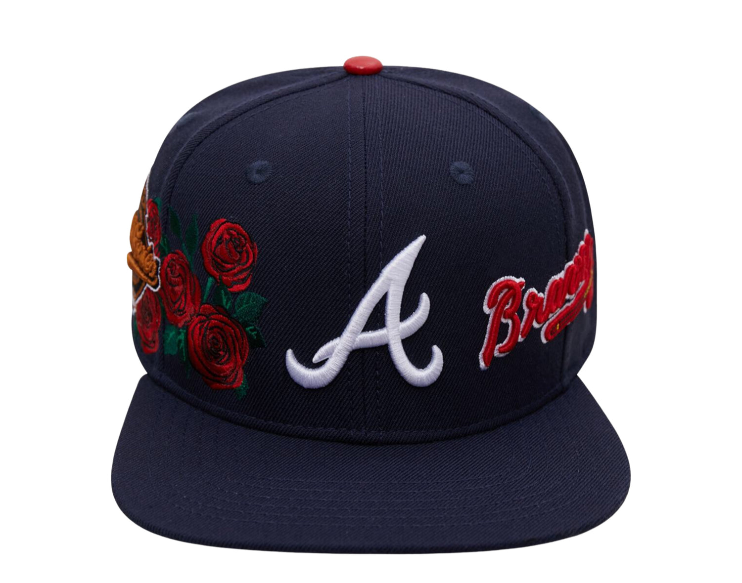 Pro Standard MLB Atlanta Braves 1995 WS Roses Snapback Hat w/ Pink Undervisor