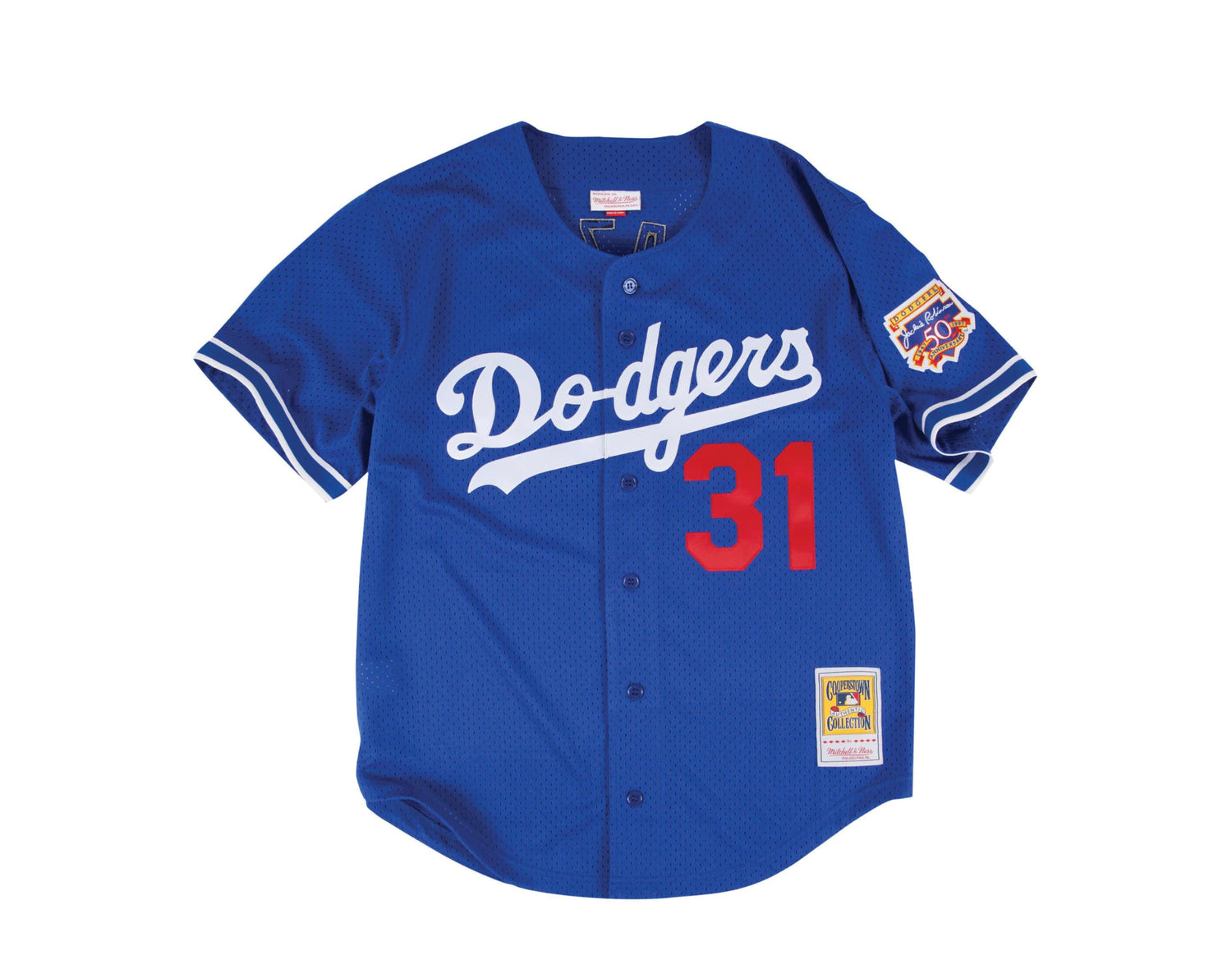 Mitchell & Ness Authentic Mesh BP Los Angeles Dodgers 1997 Mike Piazza Jersey