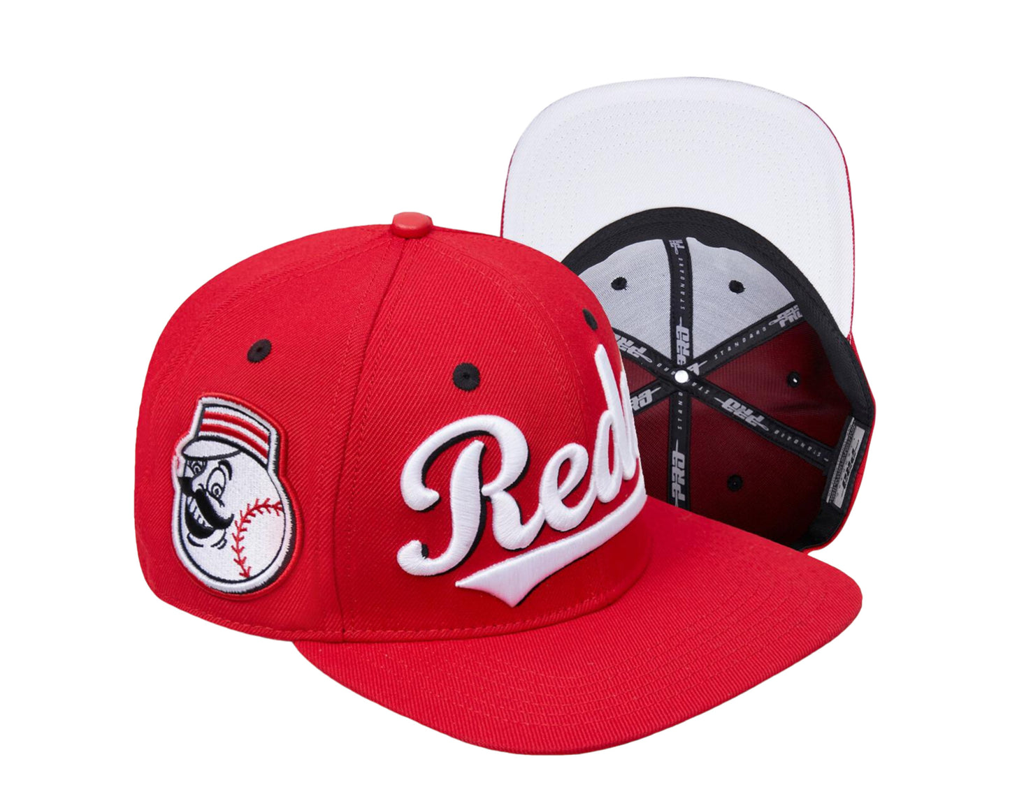 Pro Standard MLB Cincinnati Reds Retro Classic Wordmark Logo Snapback Hat