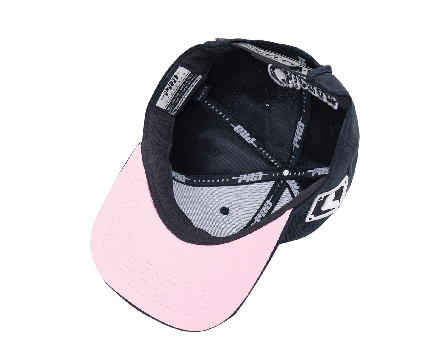 Pro Standard MLB Chicago White Sox Team Logo Snapback Hat W/ Pink Undervisor