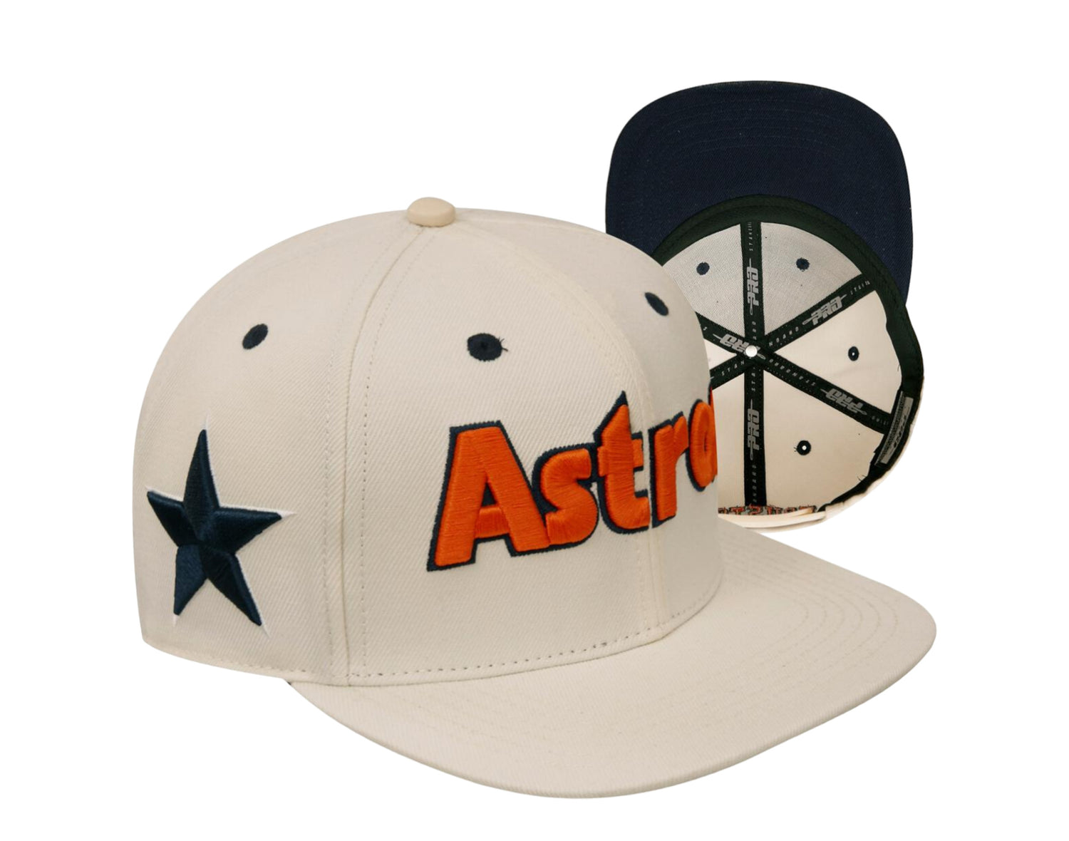 Pro Standard MLB Houston Astros Retro Classic Wordmark Logo Snapback Hat