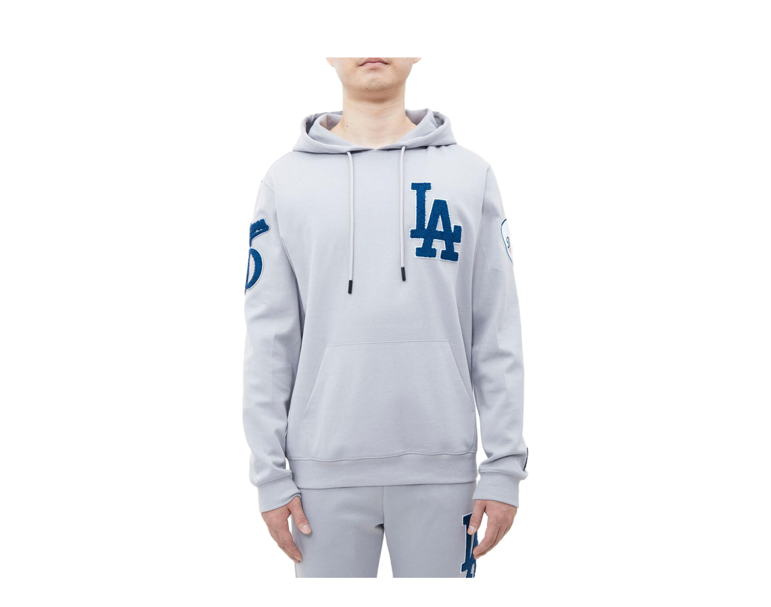 Pro Standard MLB Los Angeles Dodgers Logo Blended P/O Men's Hoodie