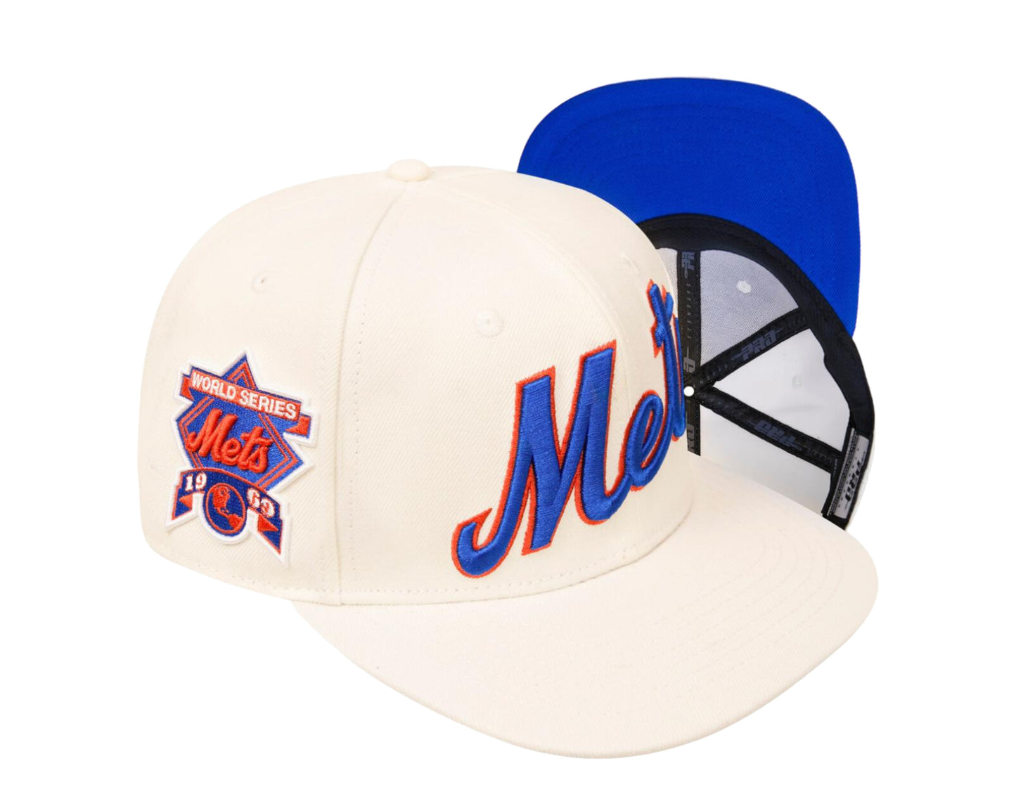 Pro Standard MLB New York Mets Retro Classic Wordmark Logo Snapback Hat
