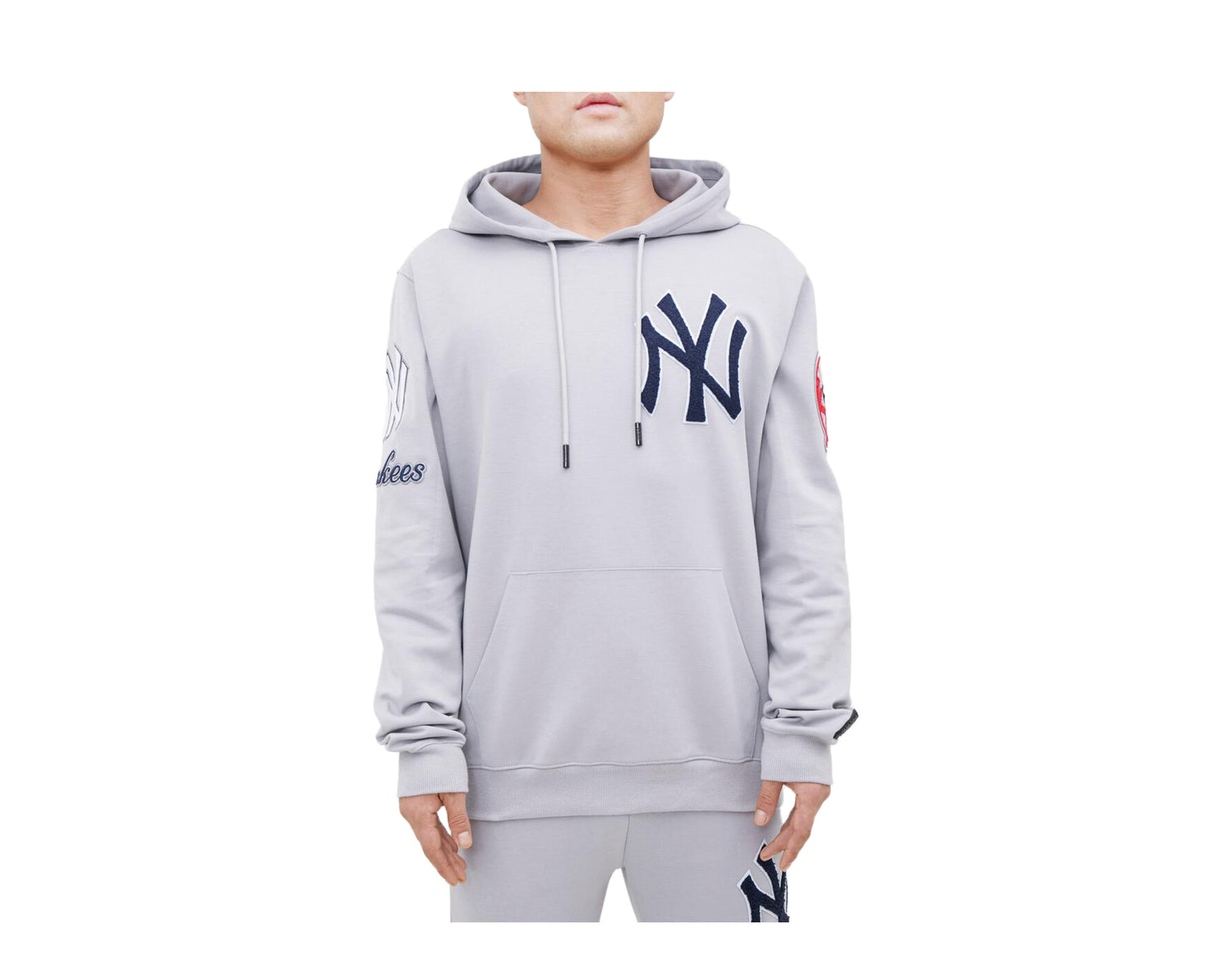Pro Standard MLB New York Yankees Logo Blended P/O Men's Hoodie
