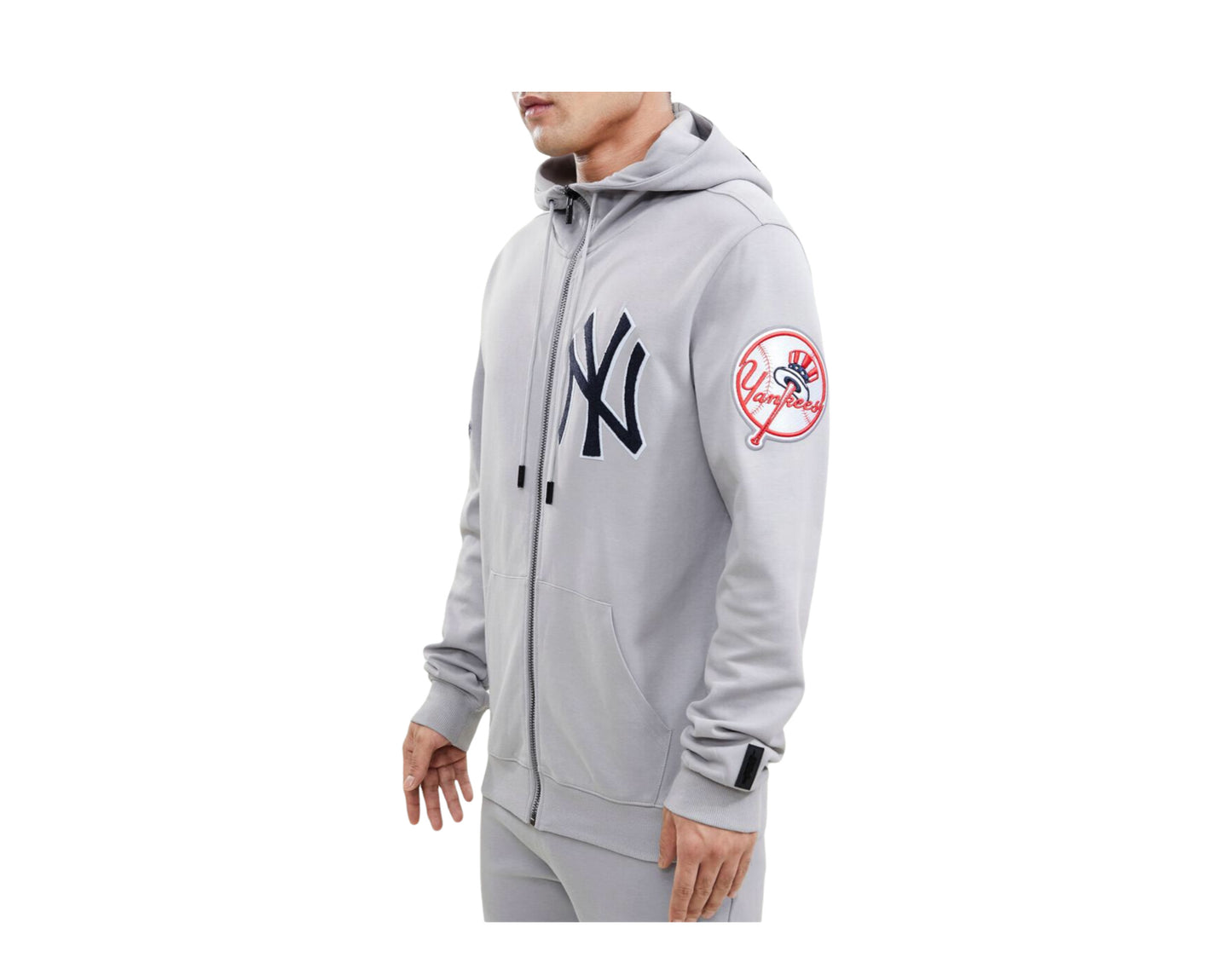 Pro Standard MLB New York Yankees Logo Zip-Up Hoodie