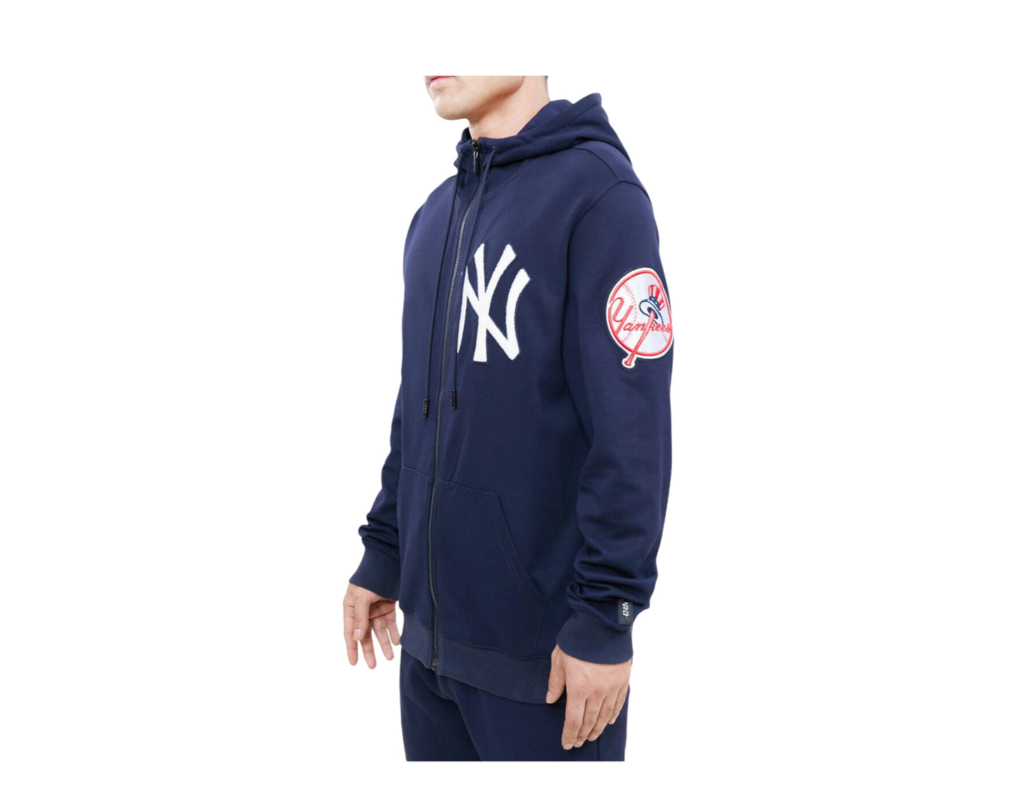 Pro Standard MLB New York Yankees Logo Zip-Up Hoodie
