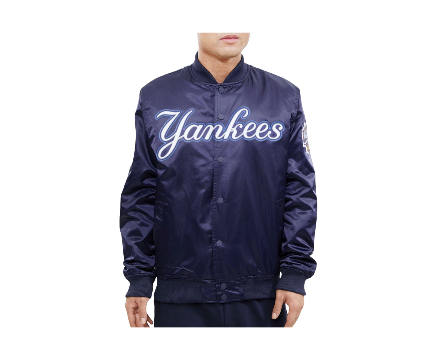 Pro Standard MLB New York Yankees Big Logo WS Satin Jacket
