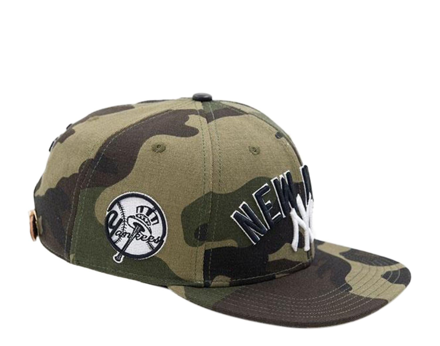 Pro Standard Wordmark With Logo New York Yankees Strapback Hat