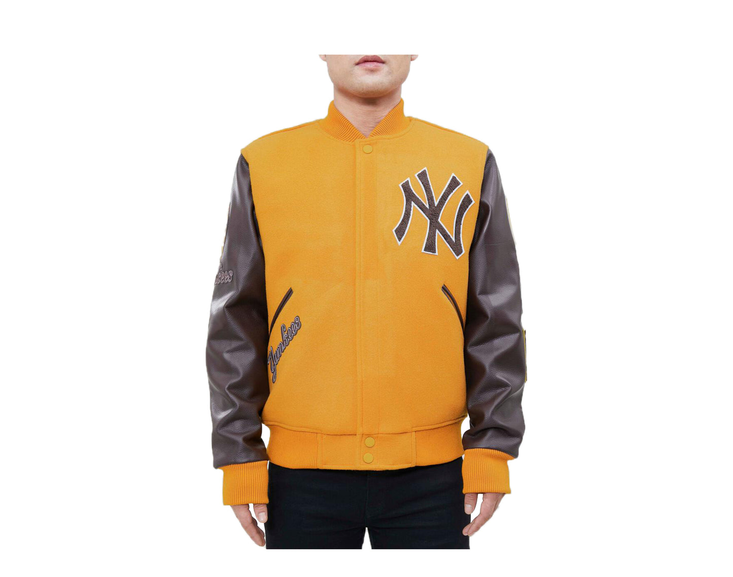 Pro Standard MLB New York Yankees Logo Blended Varsity Men's Jacket