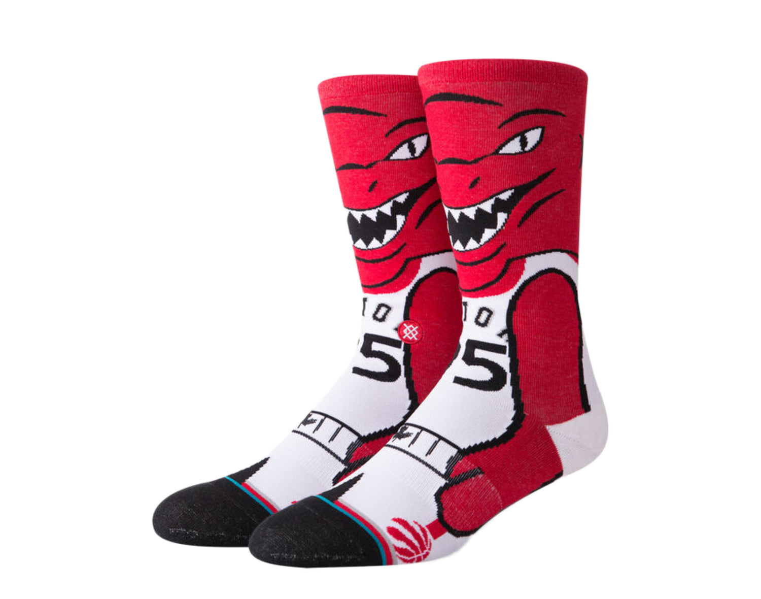 Stance Casual NBA The Raptor Mascot Crew Socks