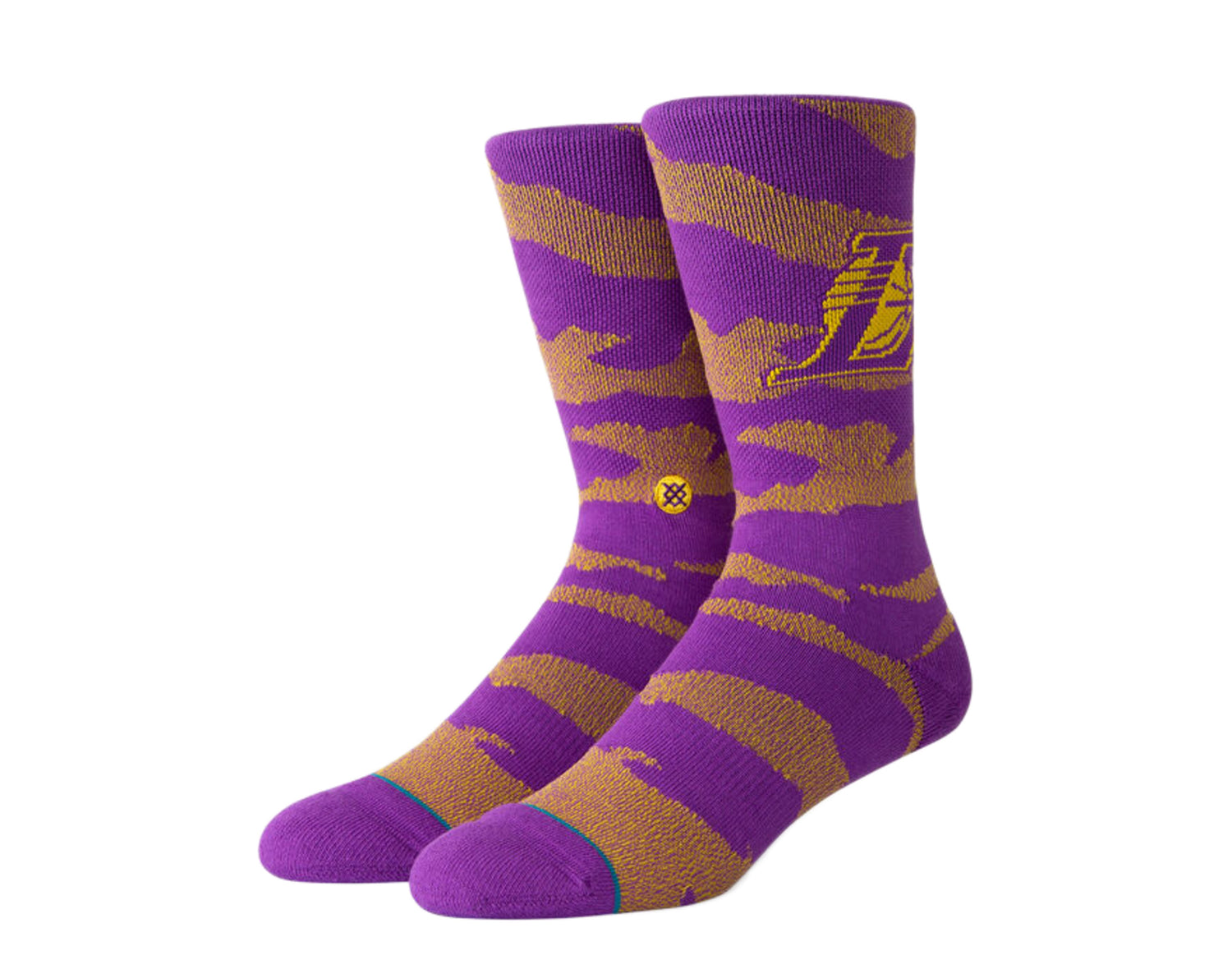 Stance Casual NBA Los Angeles Lakers Camo Melange Crew Socks