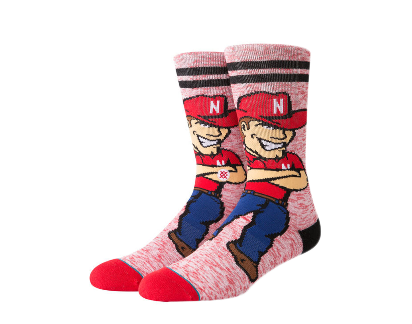 Stance NCAA Nebraska Herbie Character Socks
