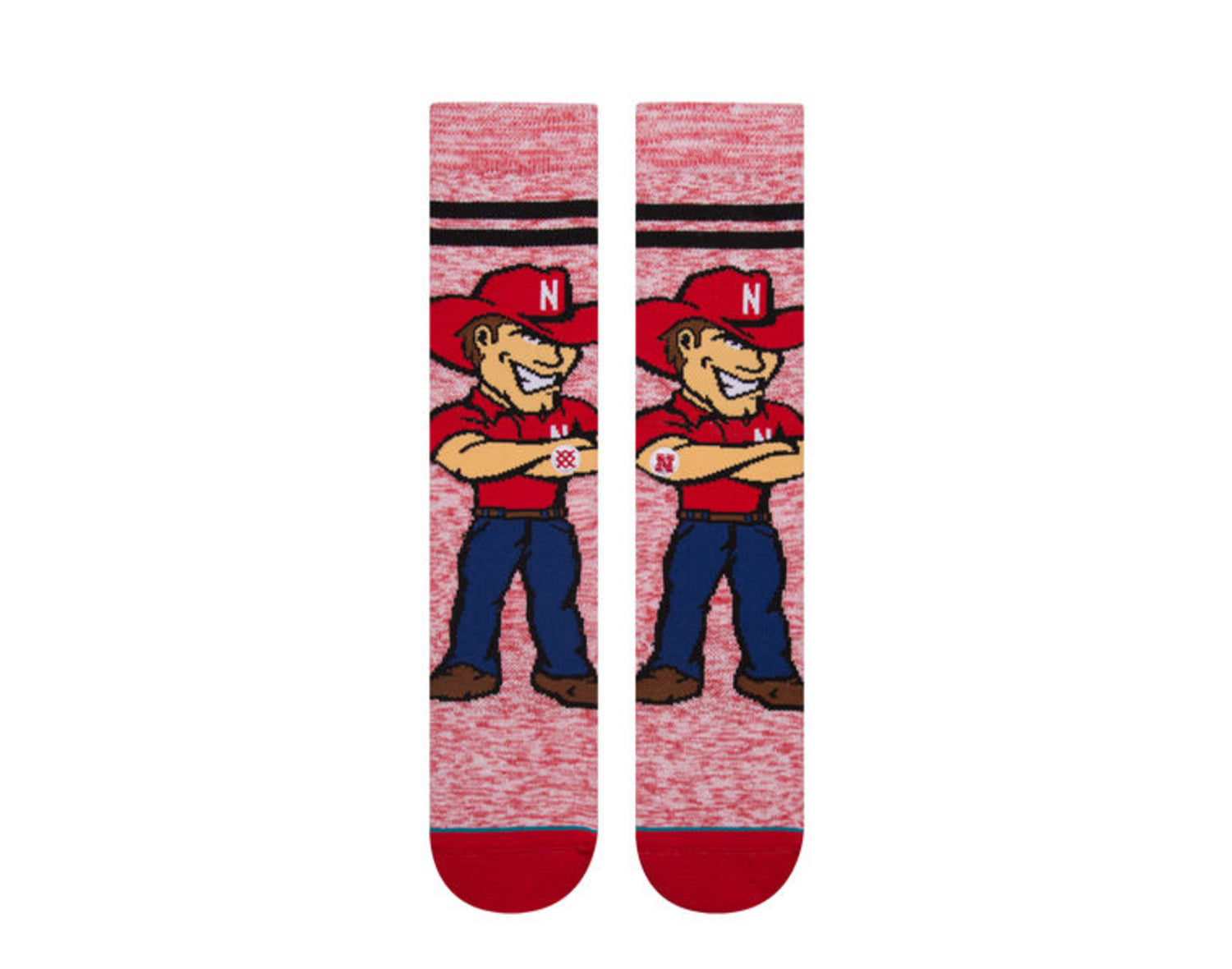 Stance NCAA Nebraska Herbie Character Socks