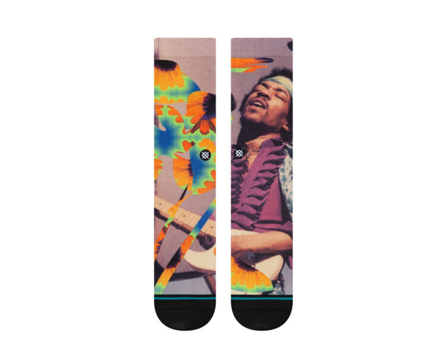 Stance Anthem Jimi Hendrix - Jimi Flowers Crew Socks