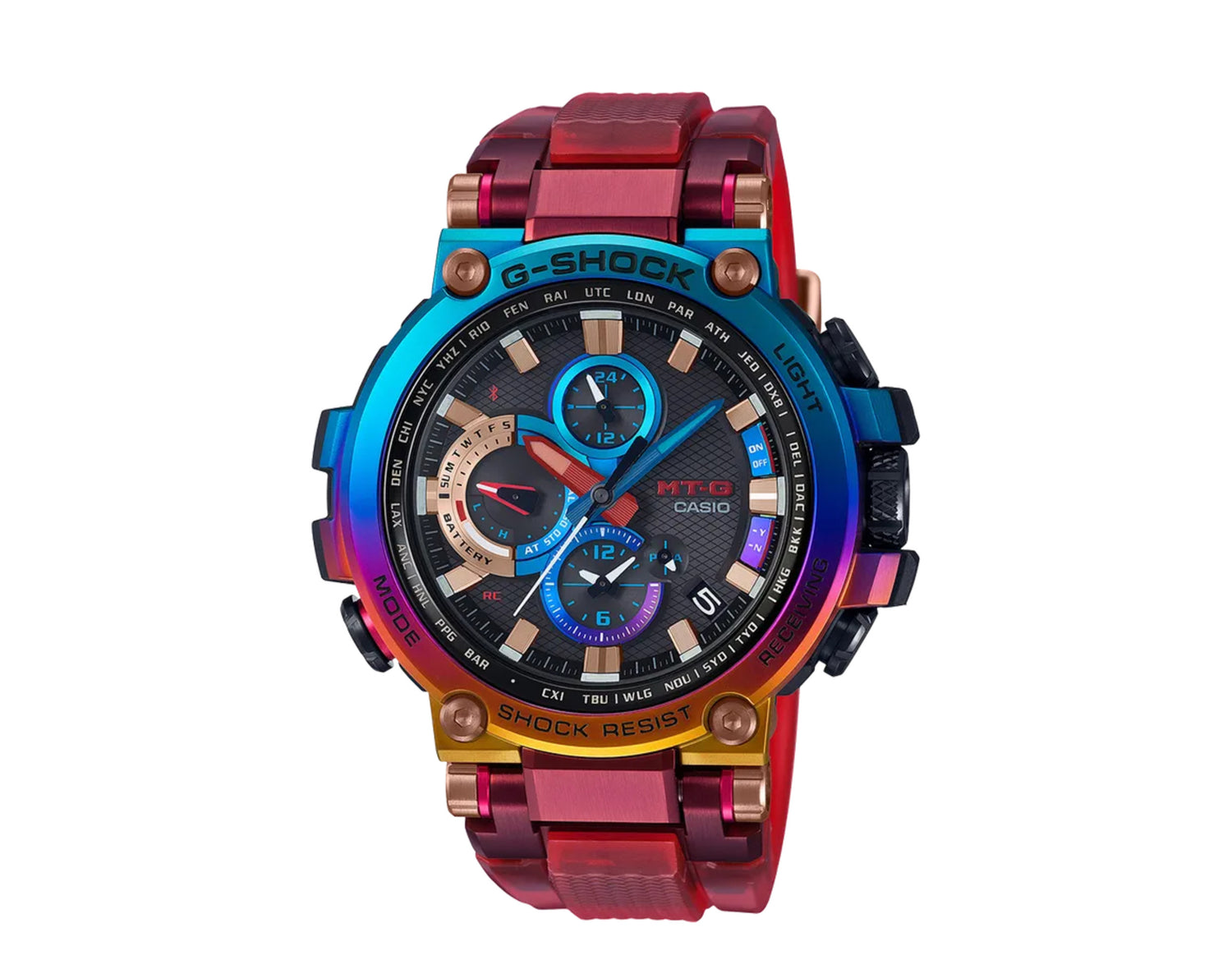 Casio G-Shock MTGB1000VL MT-G Analog Chrono Metal Resin Watch