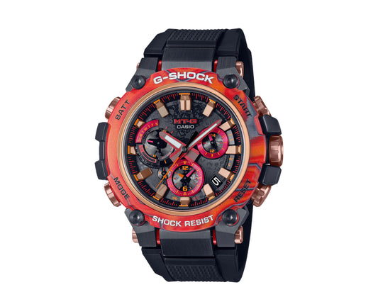 Casio G-Shock MTGB3000FR 40th Anniversary Flare Red MT-G Analog Chrono Metal Watch