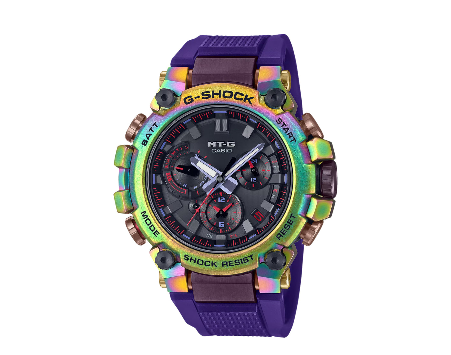 Casio G-Shock MTGB3000PRB1 Aurora Borealis MT-G Analog Chrono Metal Watch