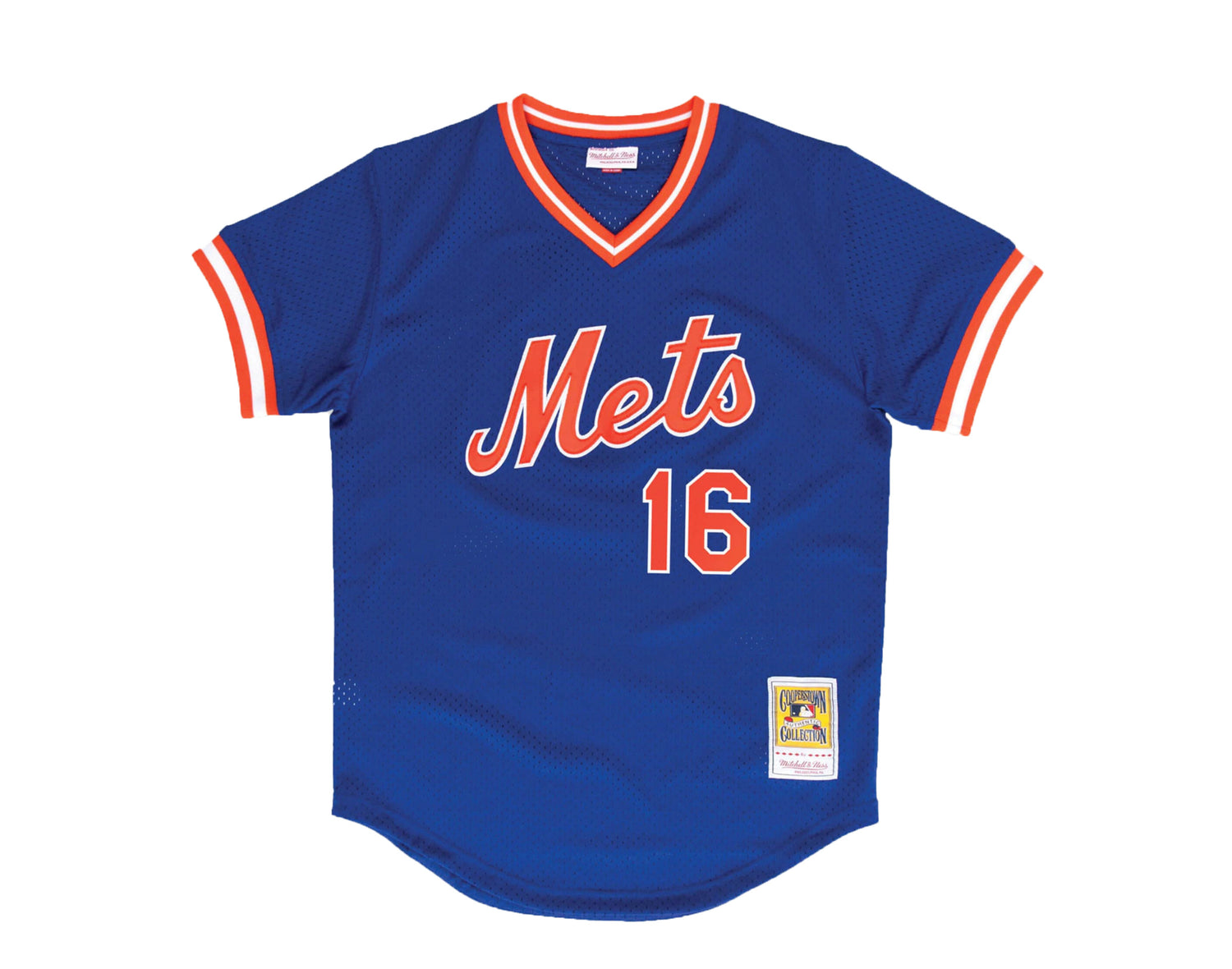 Mitchell & Ness Authentic Mesh BP New York Mets 1986 Dwight Gooden Jersey