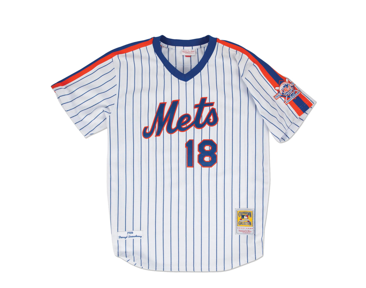 Mitchell & Ness Authentic New York Mets Home 1986 Darryl Strawberry Jersey