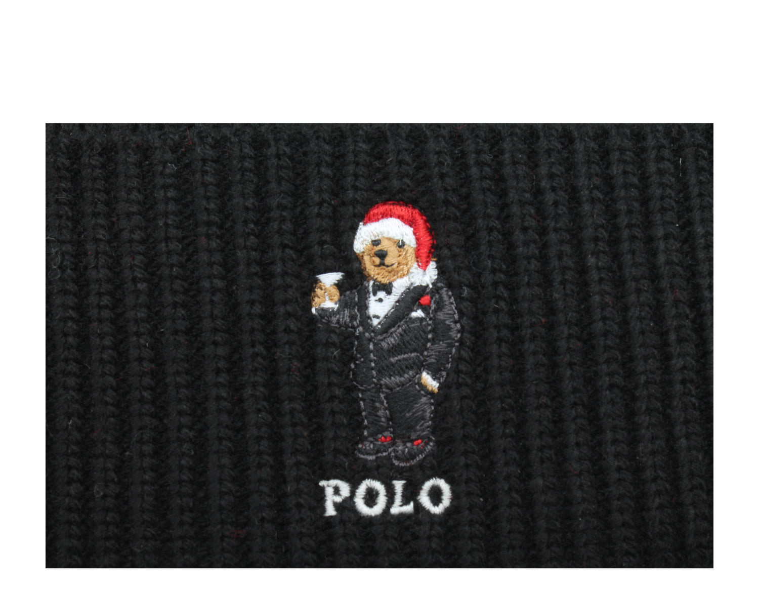 Polo Ralph Lauren Polo Bear Santa Martini Knit Hat