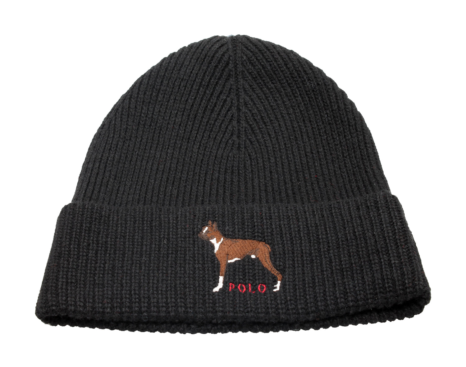 Polo Ralph Lauren Boxer Dog Cuff Knit Hat