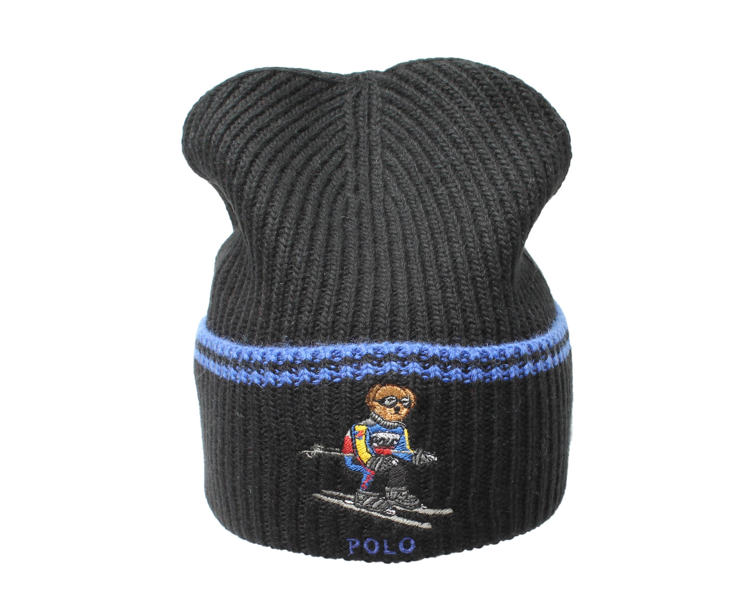 Polo Ralph Lauren Extreme Skiing Bear Cuffed Knit Hat