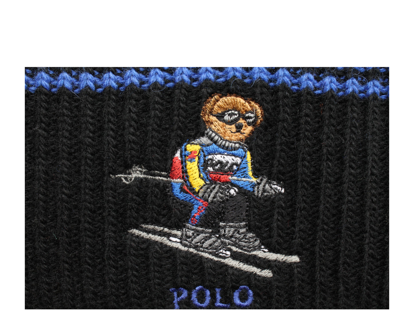 Polo Ralph Lauren Extreme Skiing Bear Cuffed Knit Hat
