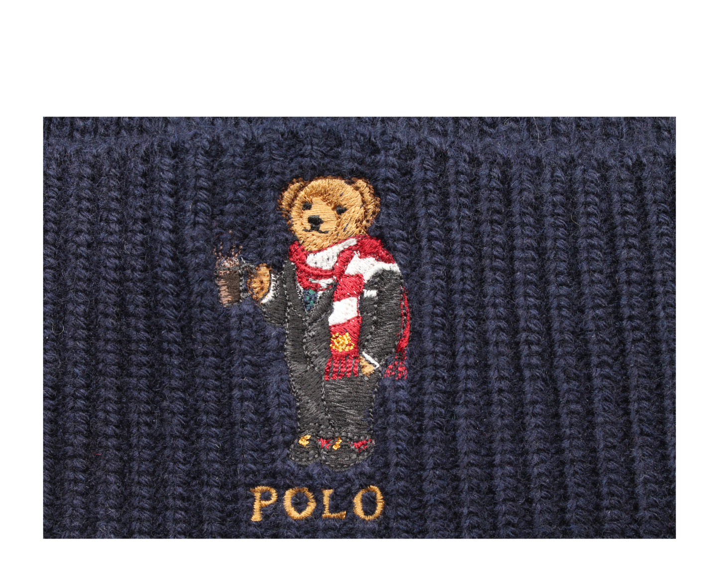 Polo Ralph Lauren Polo Bear Cocoa Bear Knit Cuffed Hat