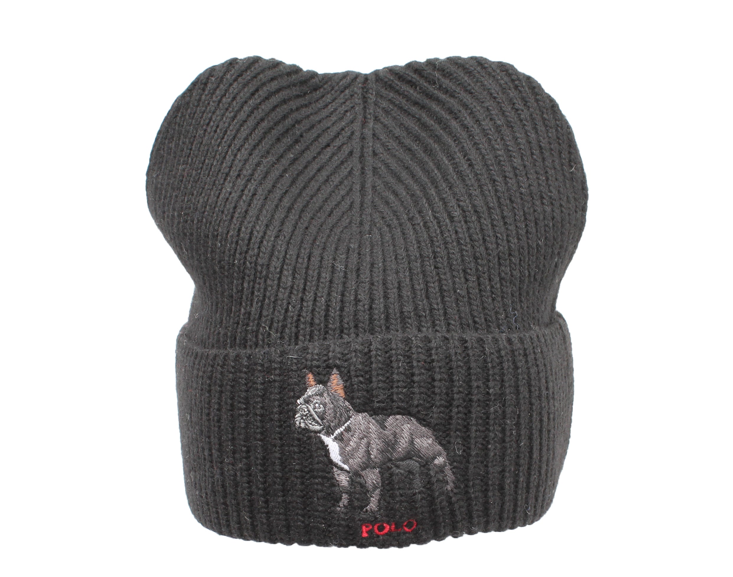 Polo Ralph Lauren French Bulldog Knit Cuffed Hat