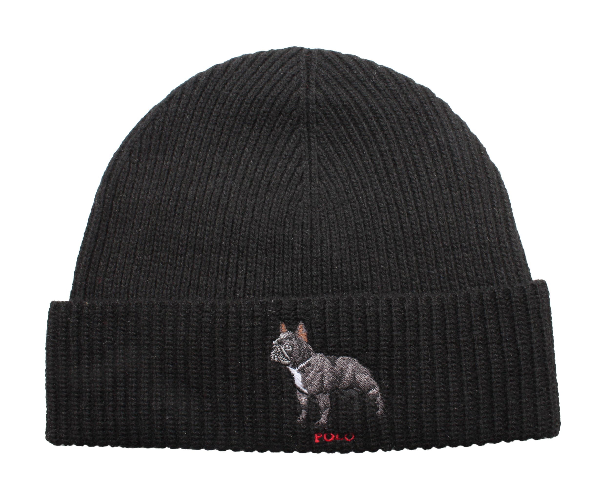 Polo Ralph Lauren French Bulldog Knit Cuffed Hat
