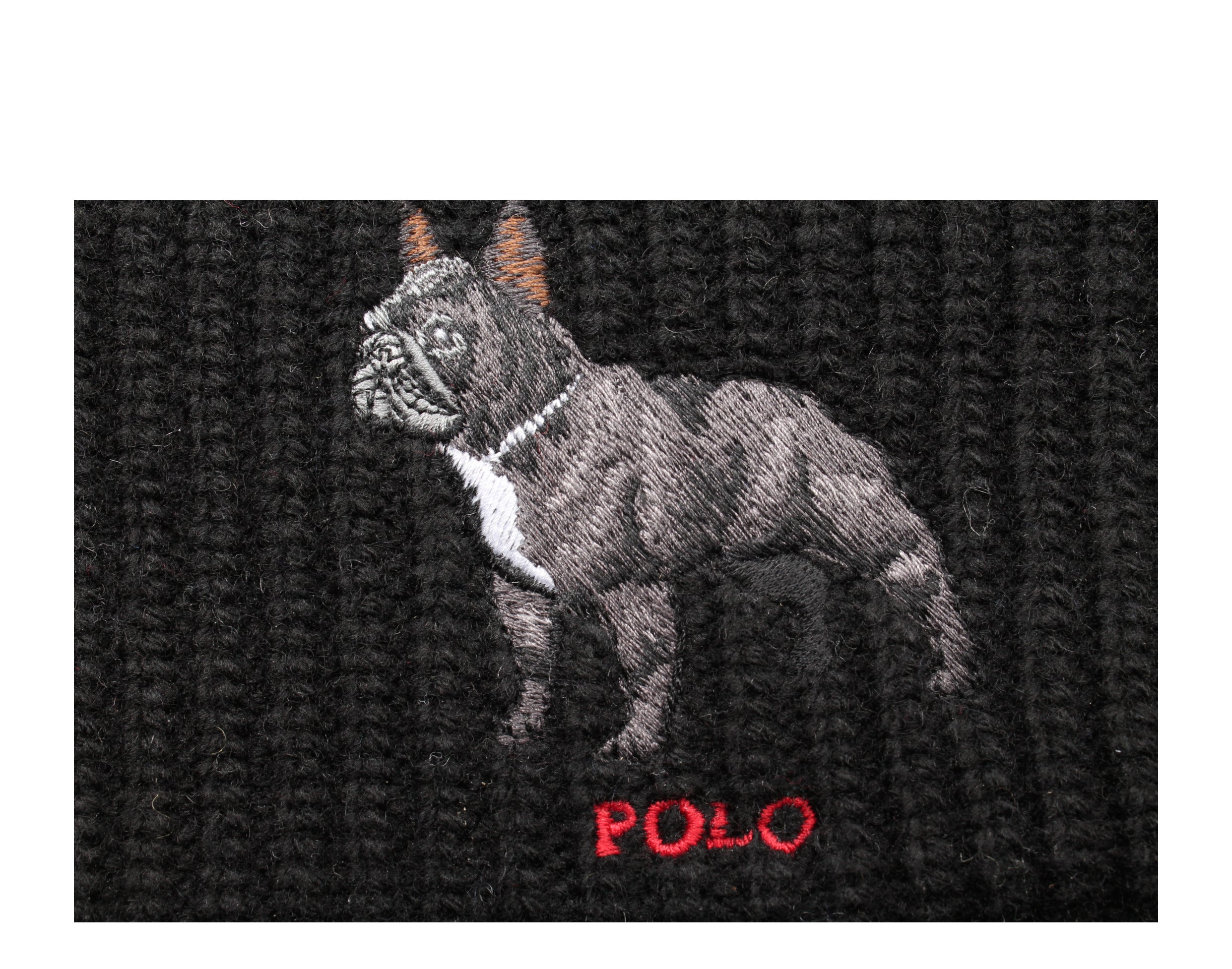 Polo Ralph Lauren French Bulldog Knit Cuffed Hat