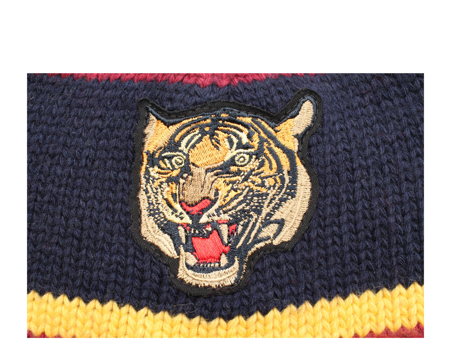 Polo Ralph Lauren Colorblocked Rugby Stripe Tiger Knit Cuffed Hat
