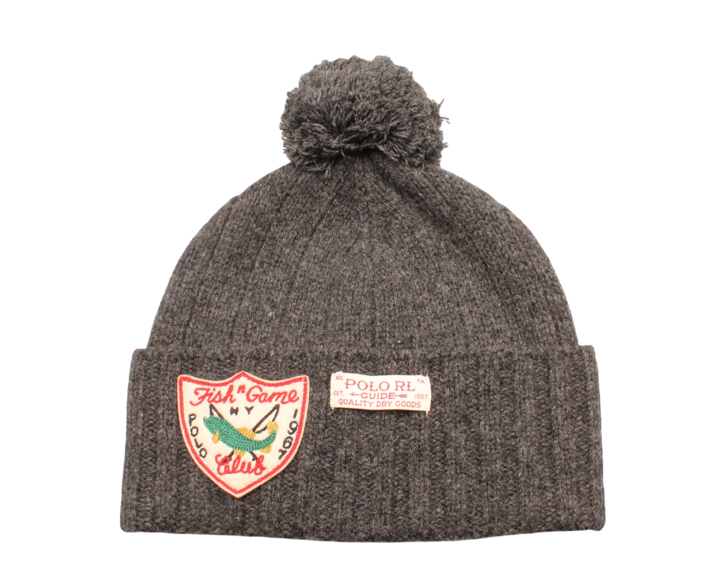 Polo Ralph Lauren Wool Expedition Pom-Pom Cuff Knit Hat – NYCMode