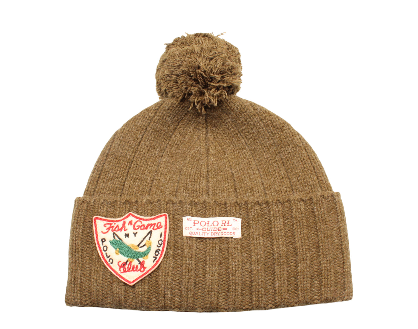 Polo Ralph Lauren Wool Expedition Pom-Pom Cuff Knit Hat