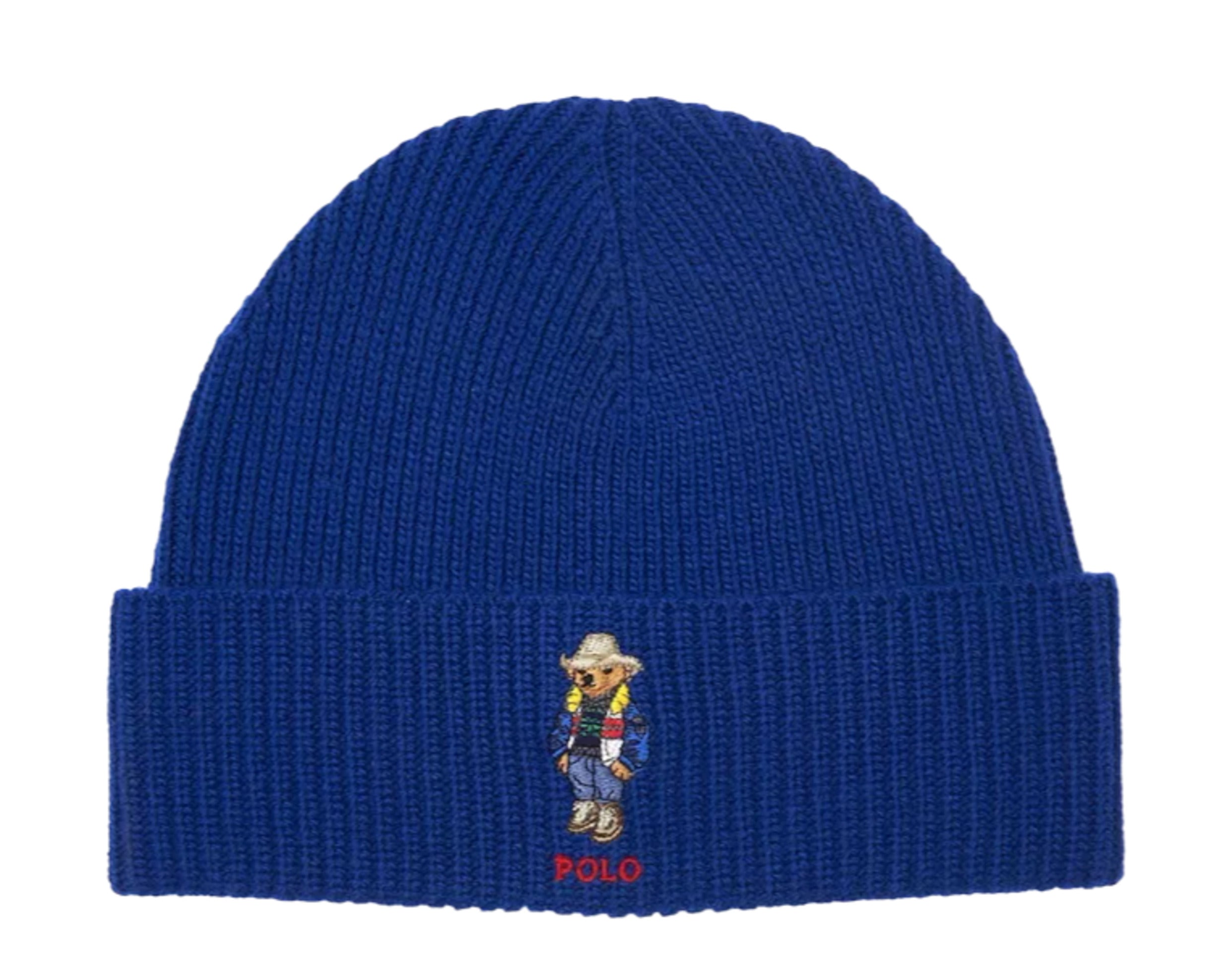 Polo Ralph Lauren Solid Holiday Bear Rib-Knit Beanie