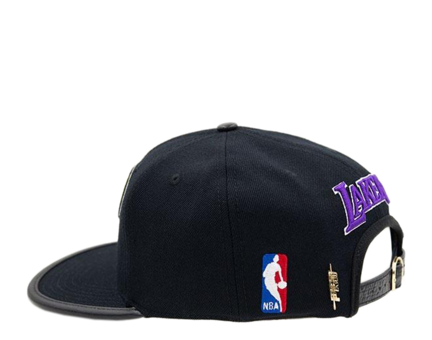 Pro Standard Blended Letter Logo Los Angeles Lakers Strapback Hat