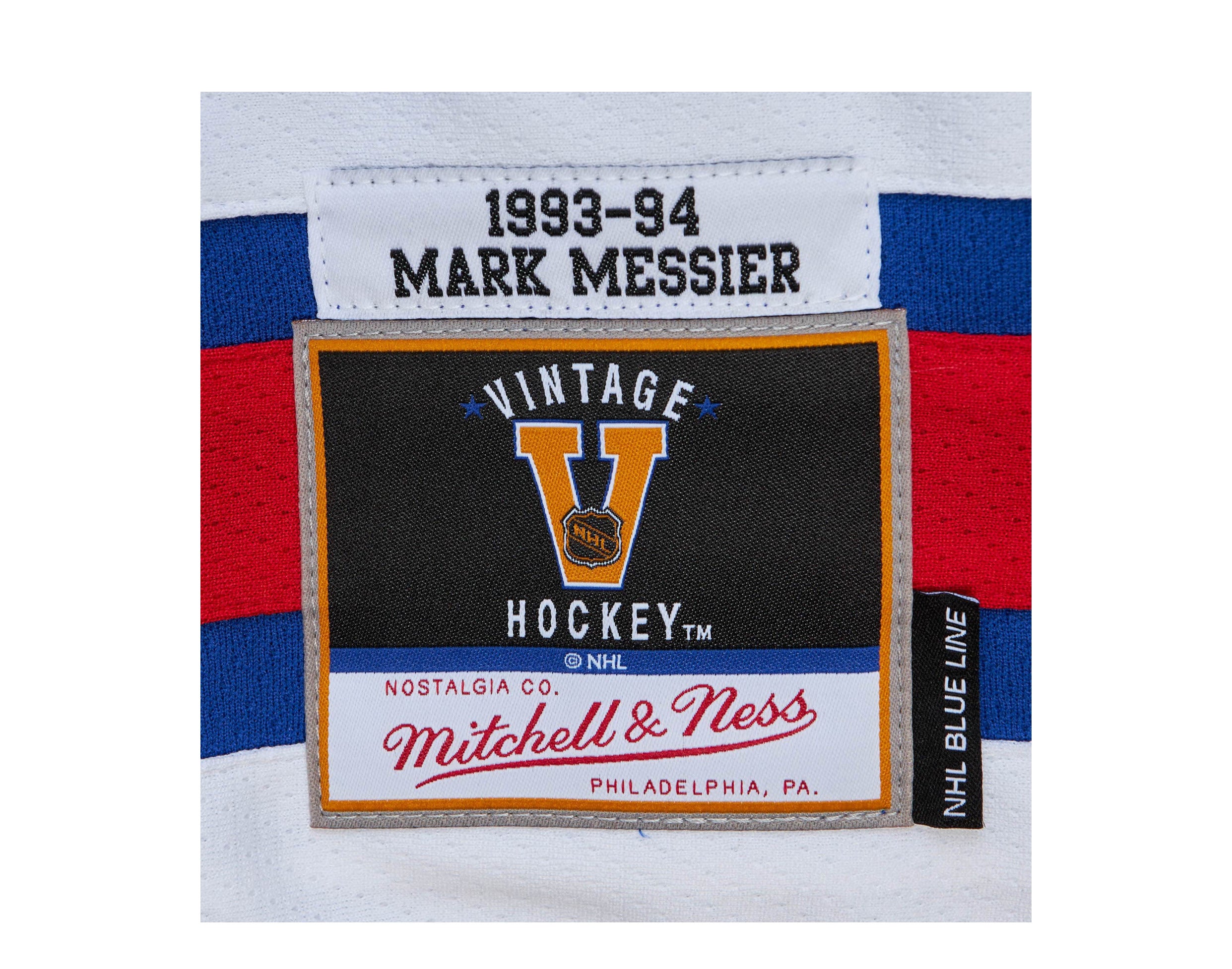 Mitchell & Ness Blue Line Mark Messier New York Rangers 1993 Jersey S