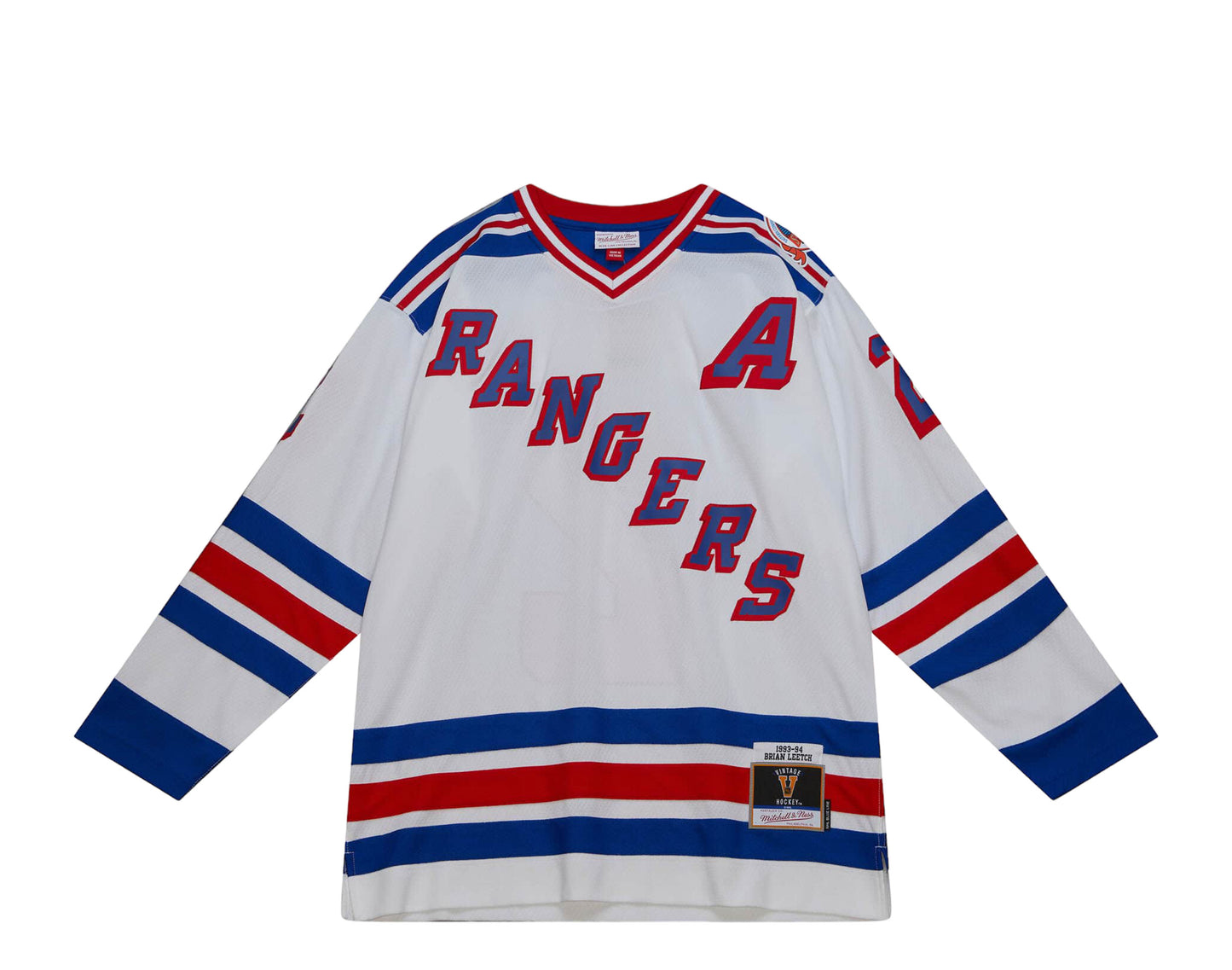 Mitchell & Ness Blue Line Brian Leetch New York Rangers 1993 Jersey