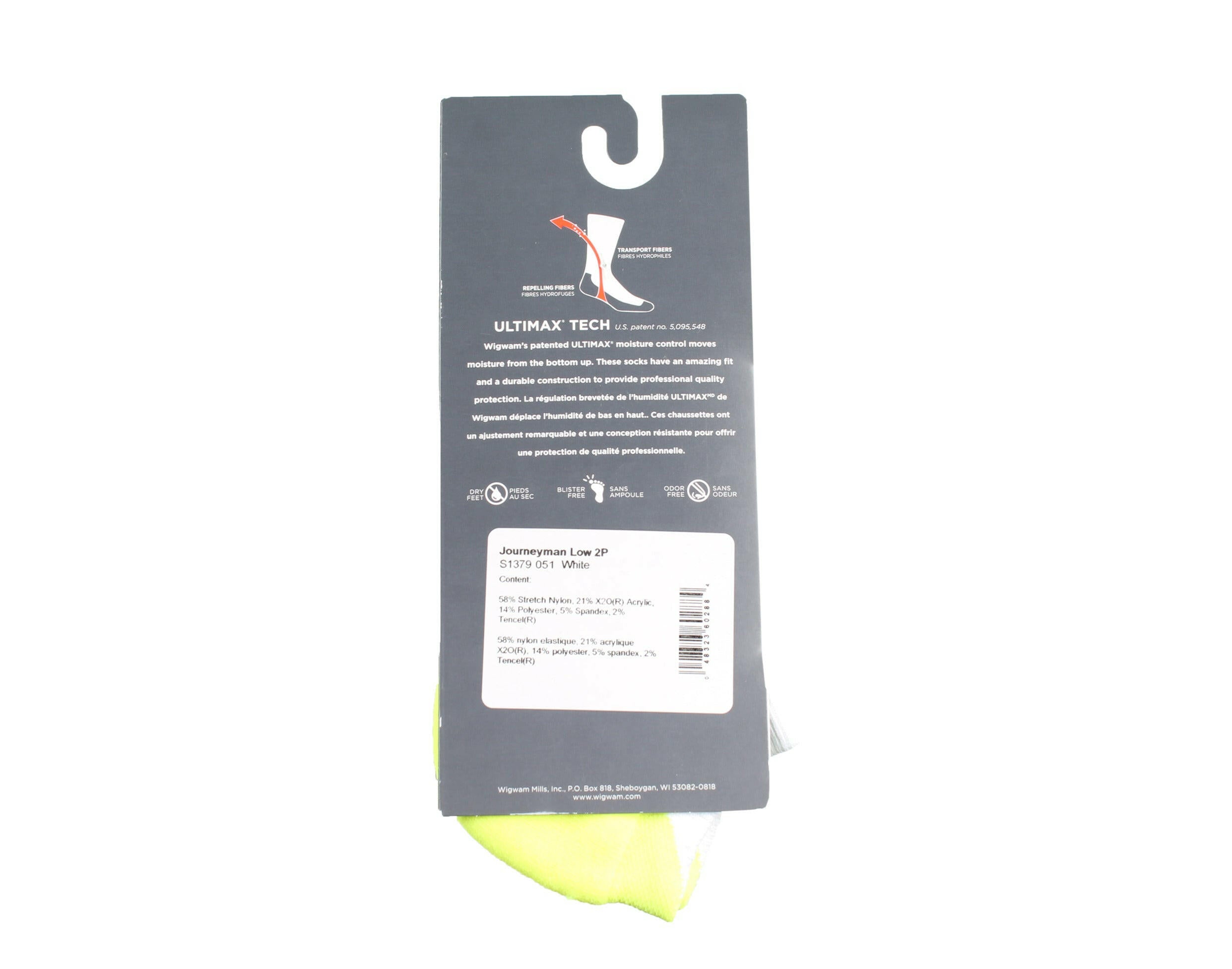 WigWam Journeyman Low Socks - 2 Pair Pack.
