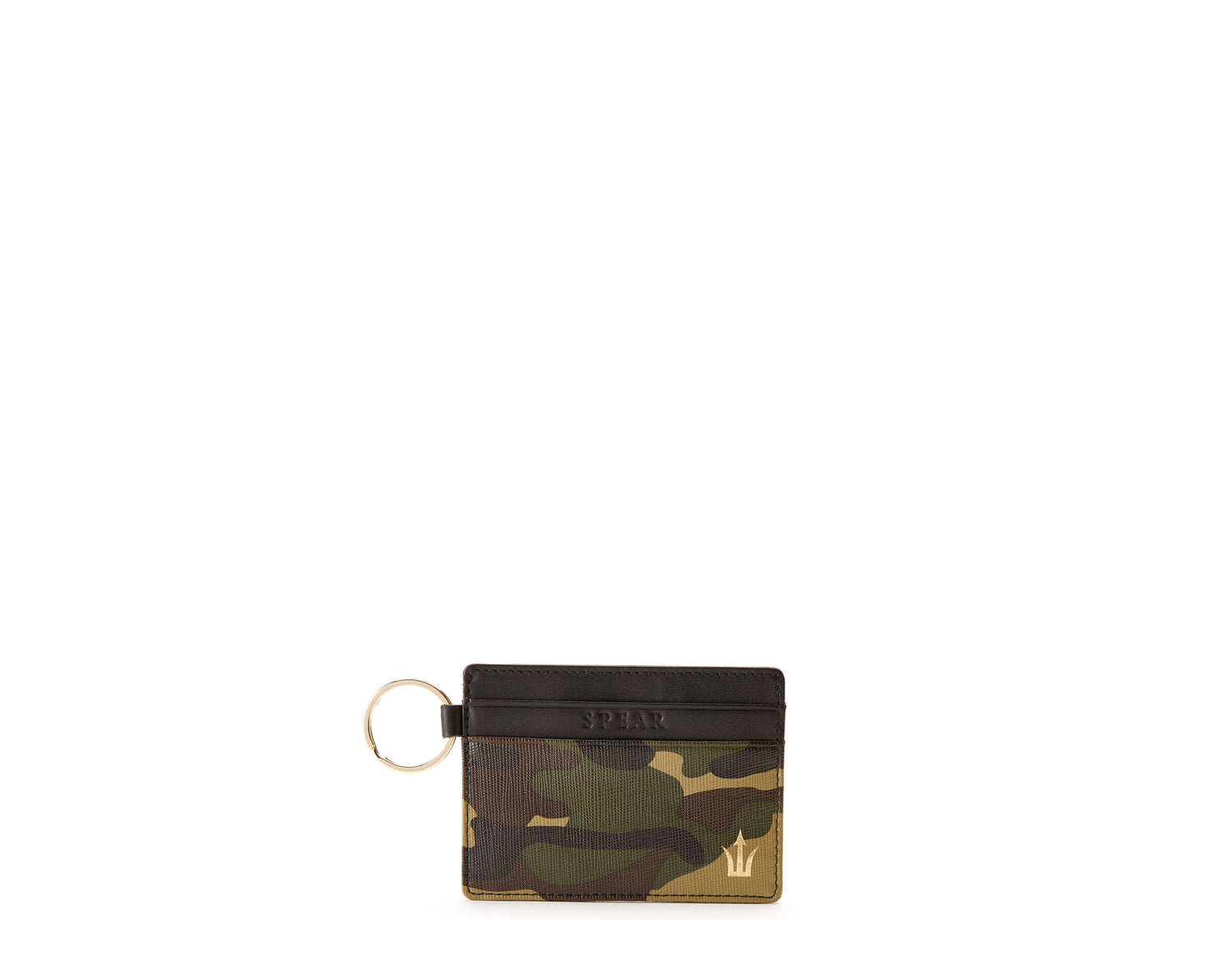 Spear Consul Card Holder with Gold Ring