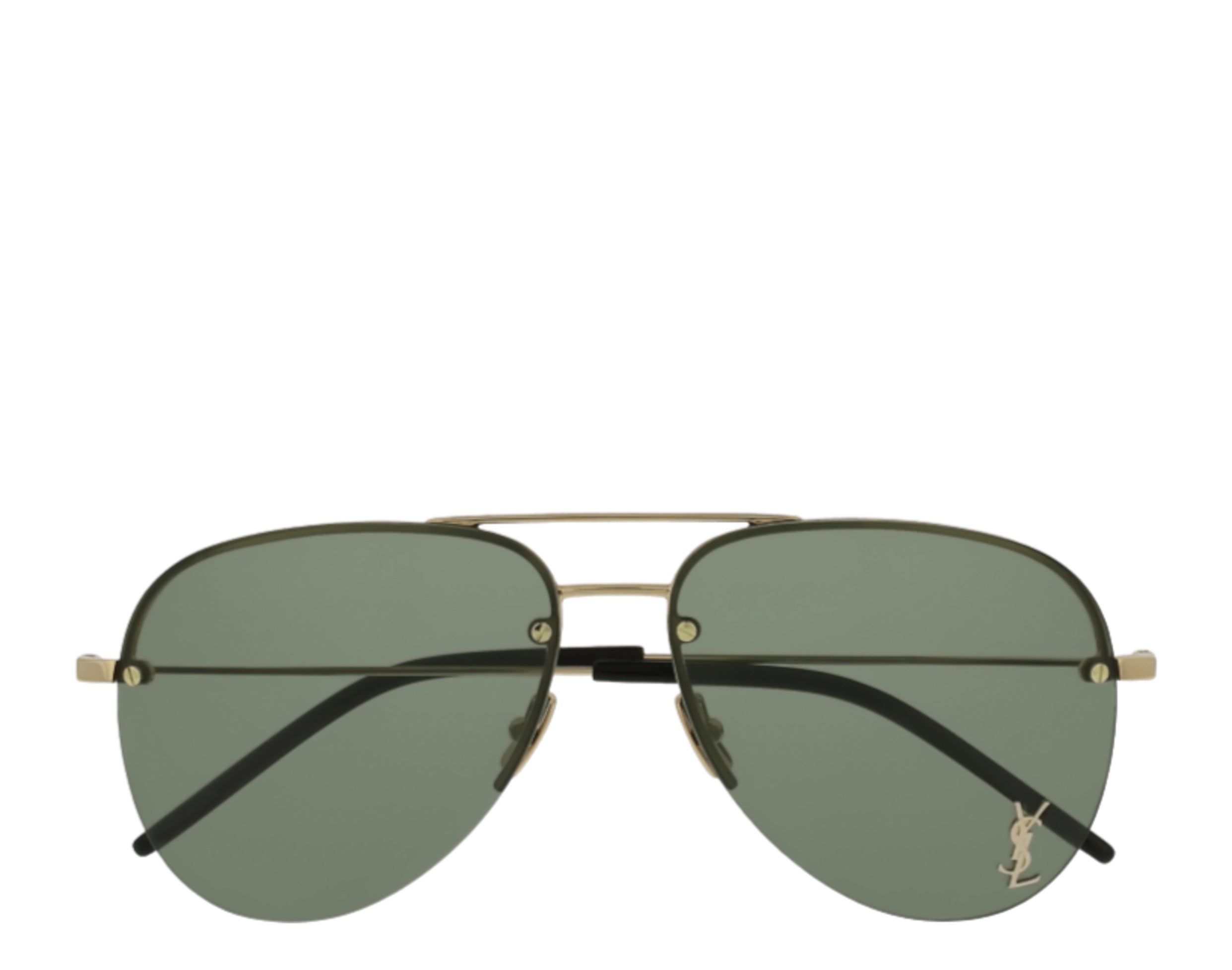 Saint Laurent Classic 11 M 005 Sunglasses Silver | Mainline Menswear Denmark