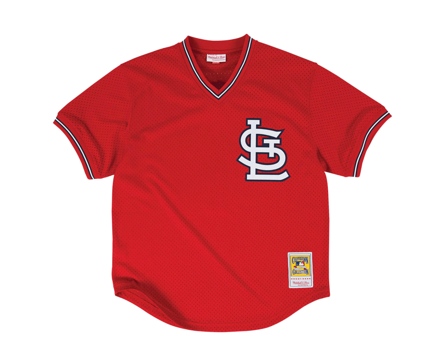 Mitchell & Ness Authentic Mesh BP St. Louis Cardinals 1996 Ozzie Smith Jersey