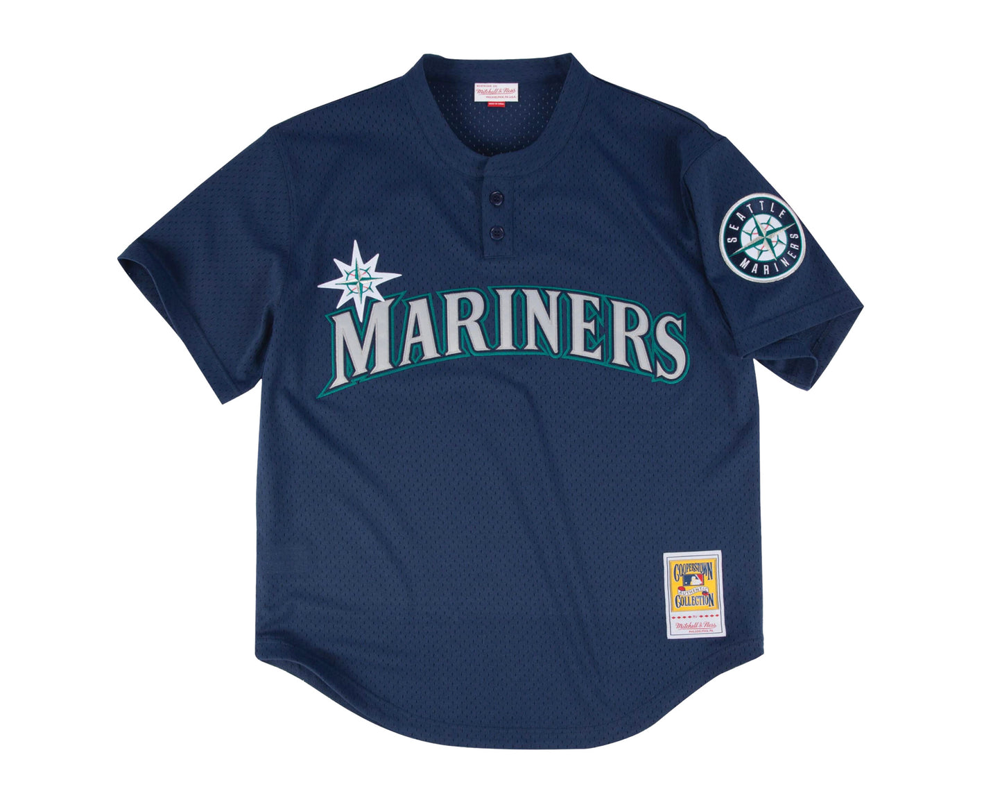 Mitchell & Ness Authentic Mesh BP Seattle Mariners 1995 Ken Griffey Jr. Jersey