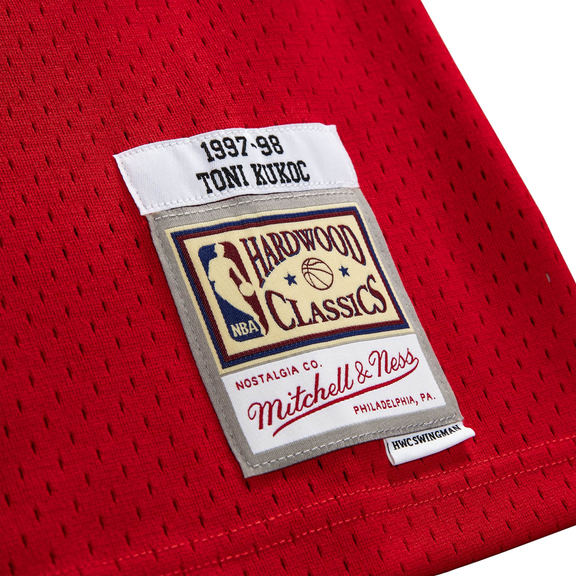 Vintage Mitchell & Ness Chicago Bulls Blank Jersey