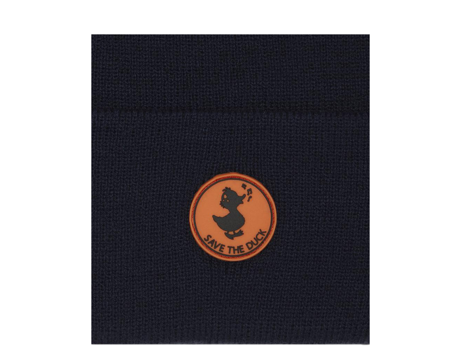 Save The Duck Small Logo Knit Cuffed Beanie