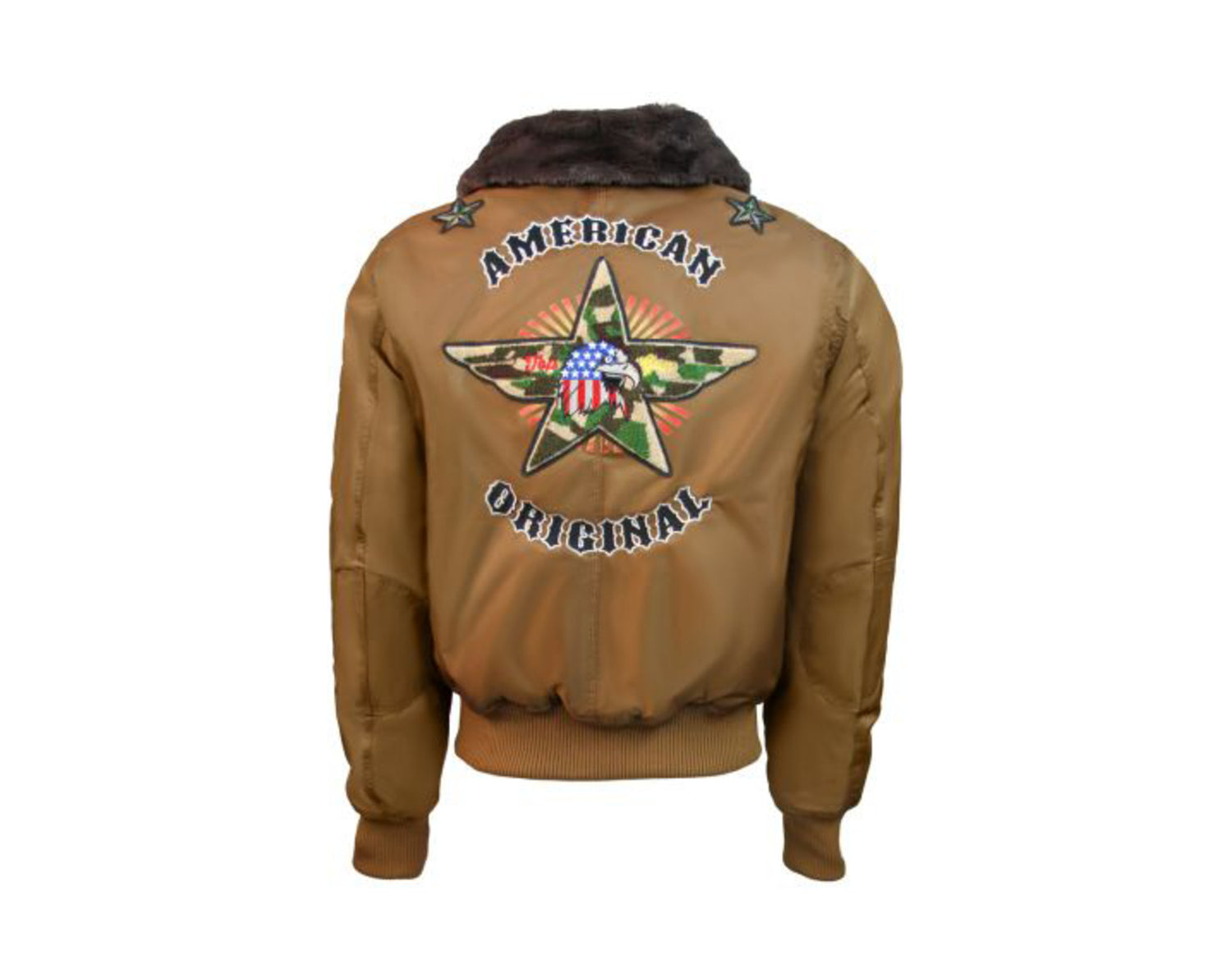 Top Gun MA-1 American Original Nylon Bomber Men's Jacket With Patches